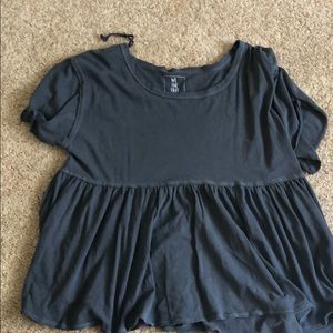 Free people peplum tee